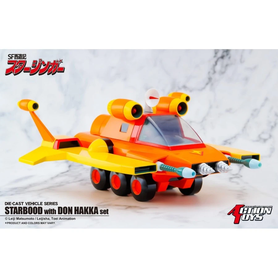 Action Toys Die-Cast Vehicle Series Sci-Fi West Saga Starzinger Starbood With Don Hakka Set 4 Action Toys Die-Cast Vehicle Series Sci-Fi West Saga Starzinger Starbood With Don Hakka Set - immagine 4