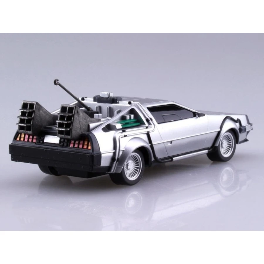 Aoshima Movie Mecha Series 11 Back To The Future DeLorean 1/43 Scale Model Kit 2 Aoshima Movie Mecha Series 11 Back To The Future DeLorean 1/43 Scale Model Kit - immagine 2