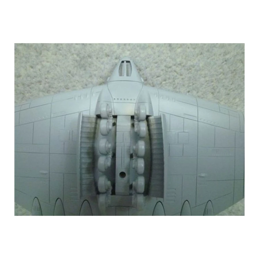 Aoshima Plamo Future Boy Conan Flying Fortress Gigant 1/700 Scale Model Kit 9 Aoshima Plamo Future Boy Conan Flying Fortress Gigant 1/700 Scale Model Kit - immagine 9