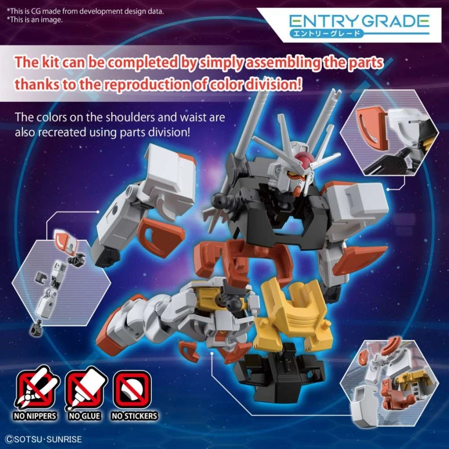 Bandai Entry Grade Mobile Suit Gundam Lah 6 Bandai Entry Grade Mobile Suit Gundam Lah - immagine 6