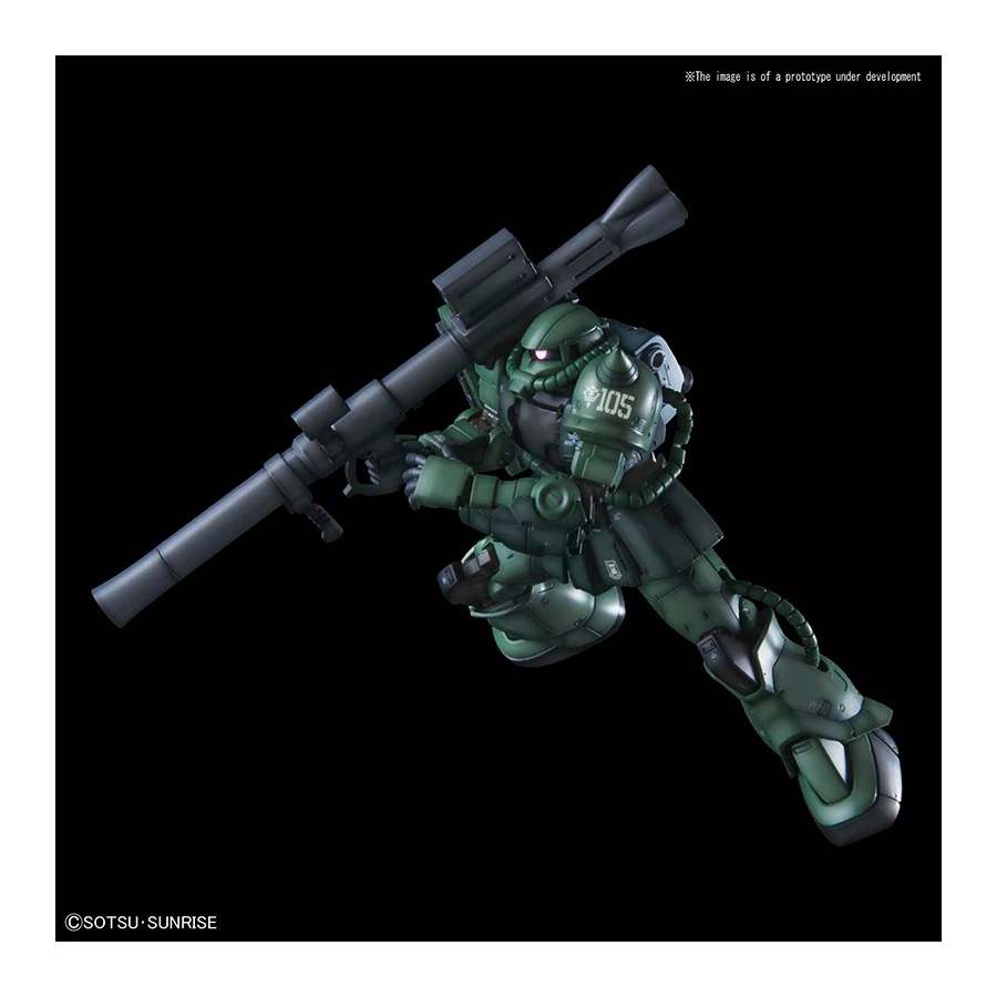 Bandai High Grade HG 1/144 Mobile Suit Gundam MS-06C-6/R6 Zaku II 2 Bandai High Grade HG 1/144 Mobile Suit Gundam MS-06C-6/R6 Zaku II - immagine 2