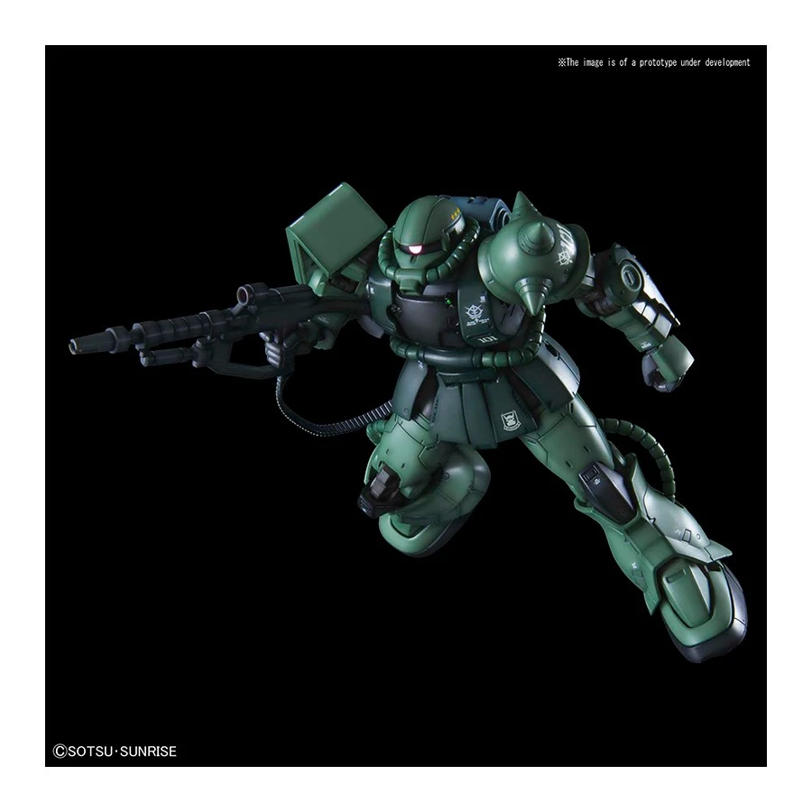 Bandai High Grade HG 1/144 Mobile Suit Gundam MS-06C-6/R6 Zaku II 1 Bandai High Grade HG 1/144 Mobile Suit Gundam MS-06C-6/R6 Zaku II