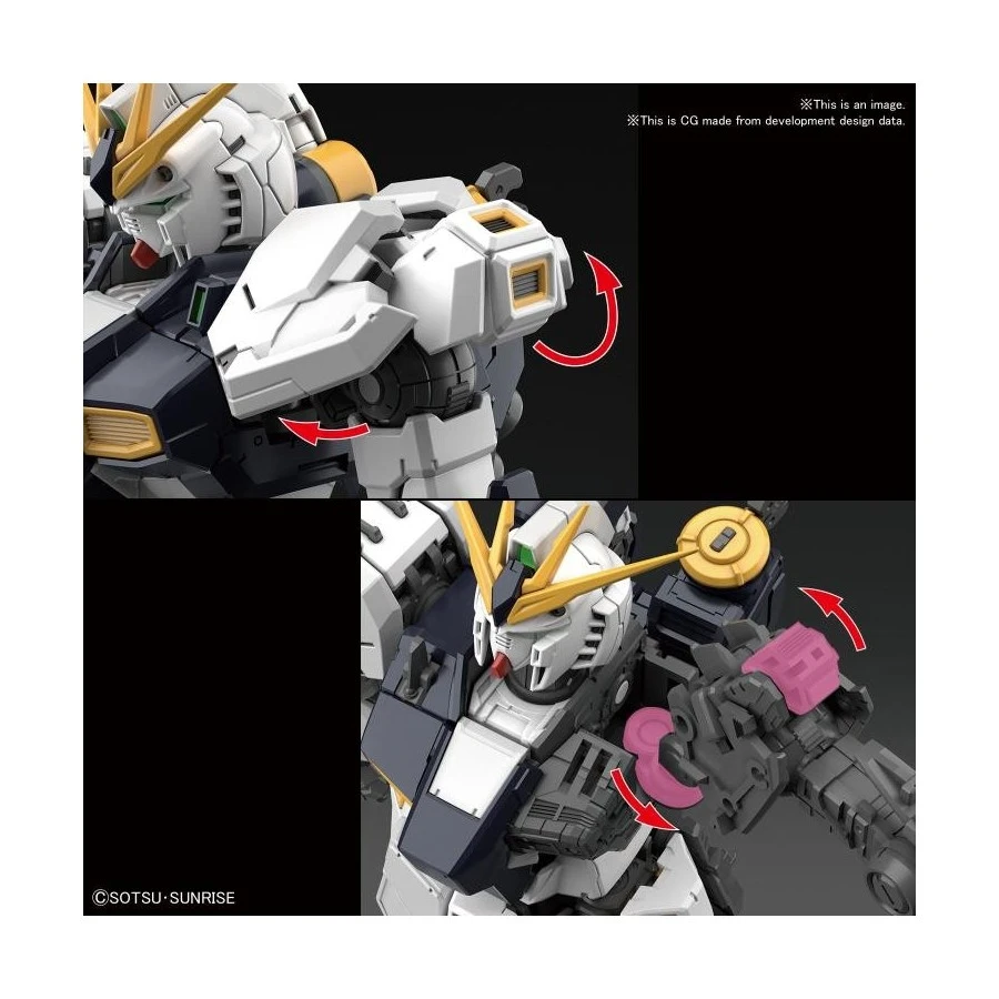 Bandai Real Grade RG 1/144 Mobile Suit Gundam RX-93 Nu Gundam 7 Bandai Real Grade RG 1/144 Mobile Suit Gundam RX-93 Nu Gundam - immagine 7