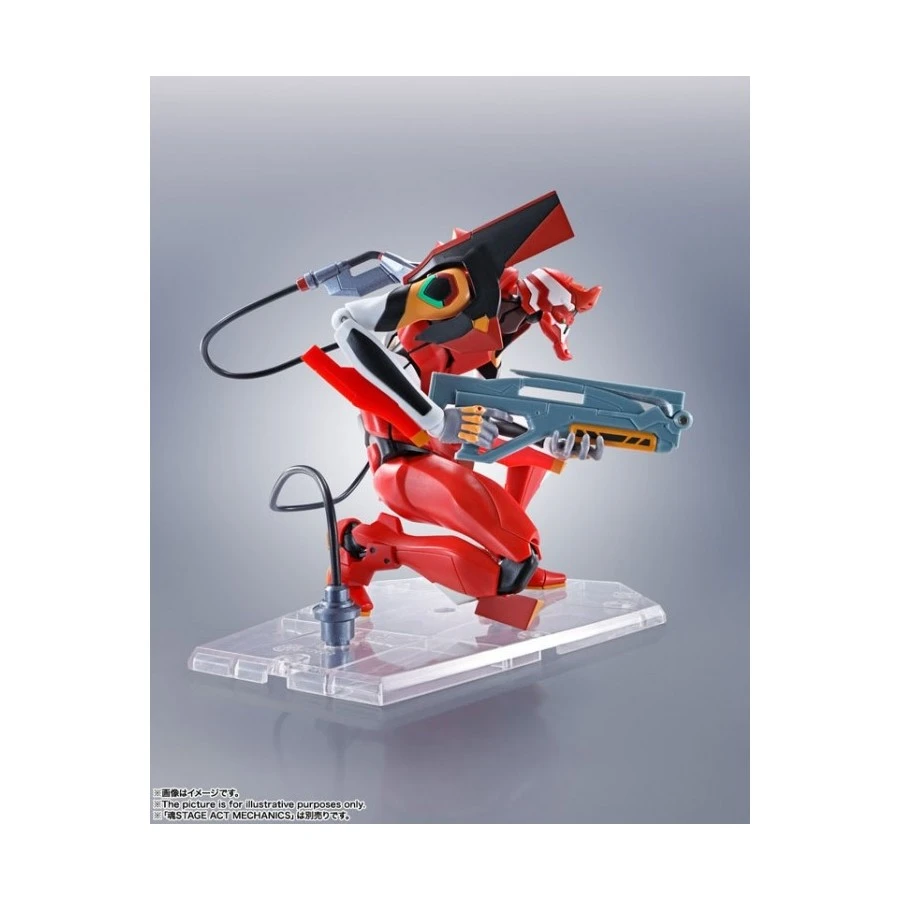 Bandai Robot Damashi Rebuild Of Evangelion Unit-02 + S-Type Equipment New Movie Version 6 Bandai Robot Damashi Rebuild Of Evangelion Unit-02 + S-Type Equipment New Movie Version - immagine 6