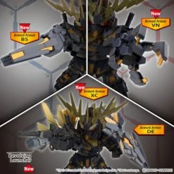 Bandai SD Gundam Cross Silhouette Unicorn Gundam 2 Banshee Destroy Mode & Banshee Norn Parts Set -Negozio JapanWorld economico bandai sd gundam cross silhouette unicorn gundam 2 banshee destroy mode banshee norn parts set 6