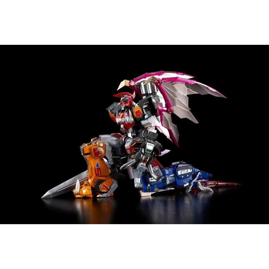 Flame Toys Mighty Morphin Power Rangers Go! Kara Kuri Combine Dino Megazord 11 Flame Toys Mighty Morphin Power Rangers Go! Kara Kuri Combine Dino Megazord - immagine 11