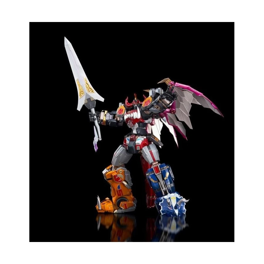 Flame Toys Mighty Morphin Power Rangers Go! Kara Kuri Combine Dino Megazord 5 Flame Toys Mighty Morphin Power Rangers Go! Kara Kuri Combine Dino Megazord - immagine 5