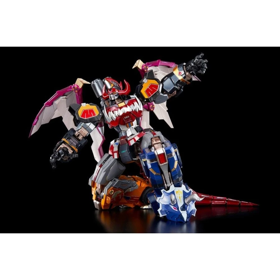 Flame Toys Mighty Morphin Power Rangers Go! Kara Kuri Combine Dino Megazord 10 Flame Toys Mighty Morphin Power Rangers Go! Kara Kuri Combine Dino Megazord - immagine 10