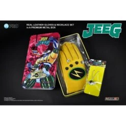 HL Pro Kotetsu Jeeg Robot Metal Box Set Gloves & Necklace L Talgia -Negozio JapanWorld economico hl pro kotetsu jeeg robot metal box set gloves necklace l 2
