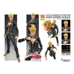 Medicos Super Action Statue JoJo's Bizarre Adventure Golden Wind Giorno Giovanna Black Version