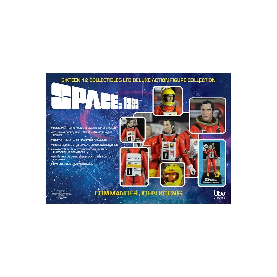 Sixteen 12 Space 1999 John Koenig In Spacesuit Deluxe Action Figure 1 Sixteen 12 Space 1999 John Koenig In Spacesuit Deluxe Action Figure