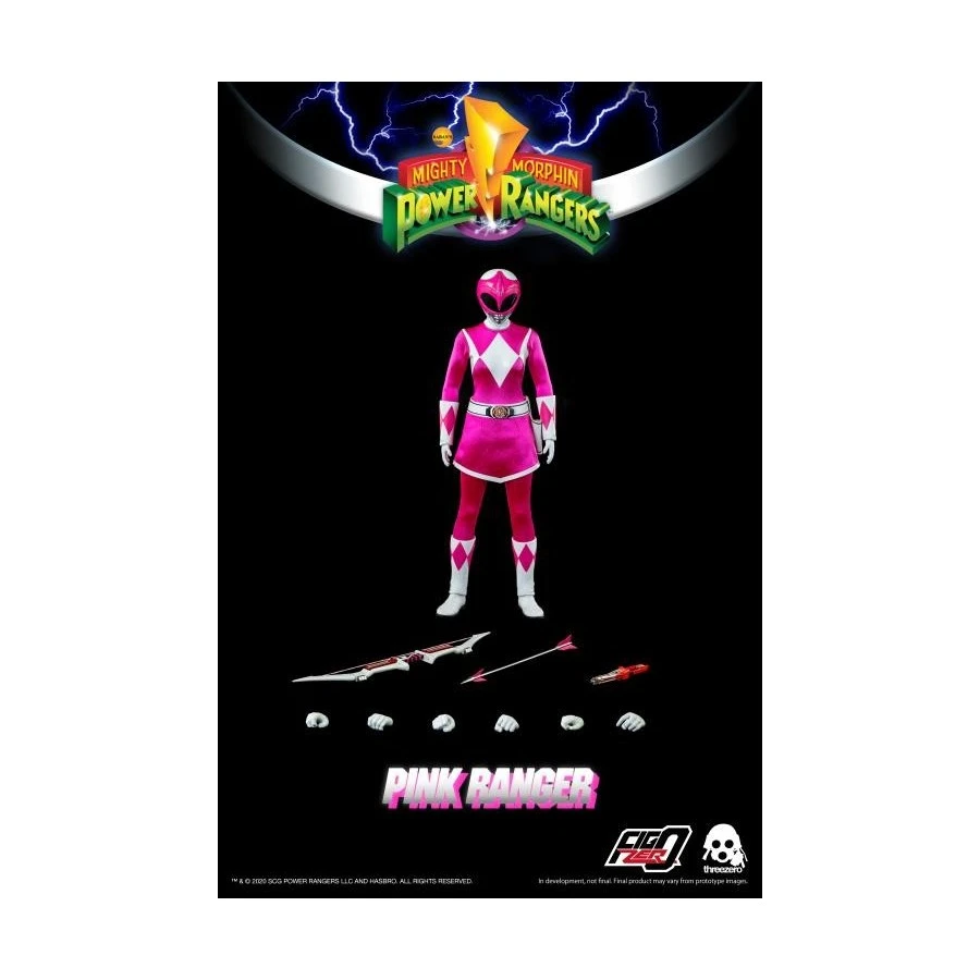 Threezero FigZero Mighty Morphin Power Rangers Pink Ranger 8 Threezero FigZero Mighty Morphin Power Rangers Pink Ranger - immagine 8