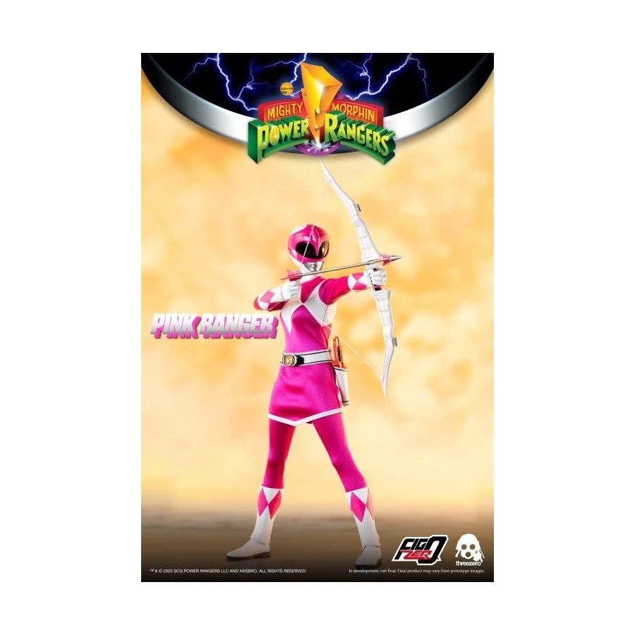 Threezero FigZero Mighty Morphin Power Rangers Pink Ranger 1 Threezero FigZero Mighty Morphin Power Rangers Pink Ranger